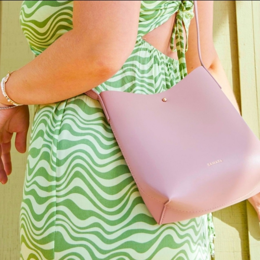 Samara blush pink shoulder bag